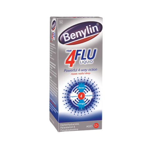Benylin 4 Flu Liquid Syrup 100ml