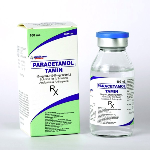 Tamin (Paracetamol Infusion) IV 10mg/ml in Tanzania | Yebi Health