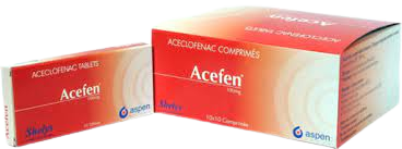 Acefen (Aceclofenac) 100mg Tablets