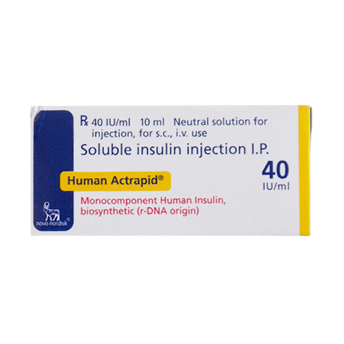 Actrapid Insulin injection 40IU/ml