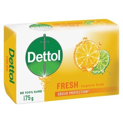 Dettol Soap (Fresh/Lemon Yellow) 175g