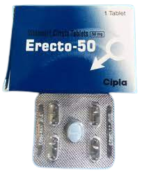 Erecto 50mg Tablets (Sildenafil Citrate)
