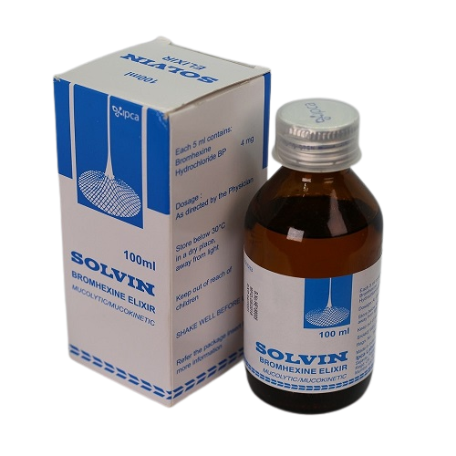 Solvin Syrup (Bromhexine Elixir)