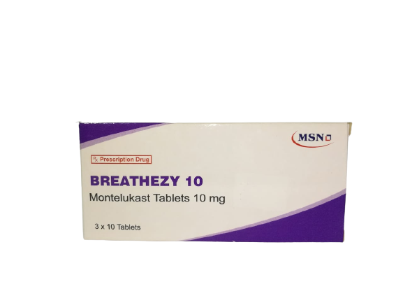 Breathezy (Montelukast) 10mg Tablets