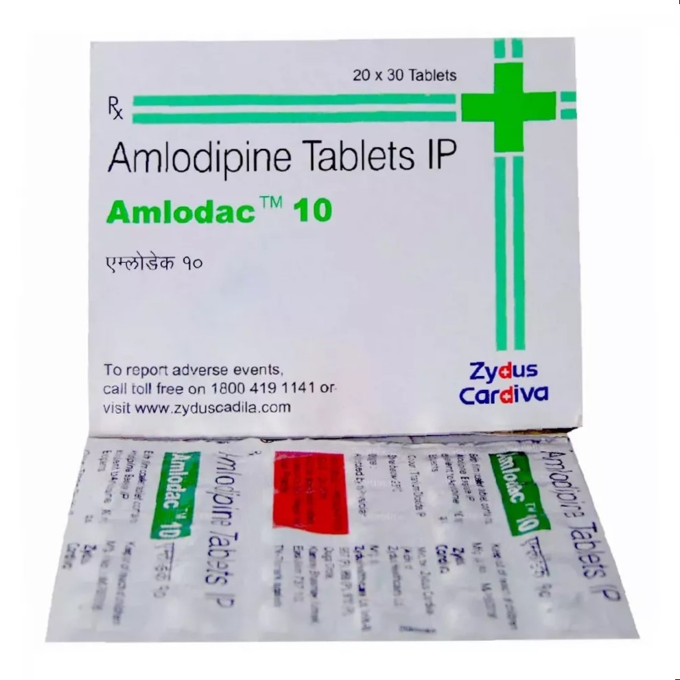 Amlodac 10 (Amlodipine) tablets