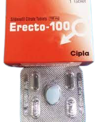 Erecto 100mg Tablets (Sildenafil Citrate)