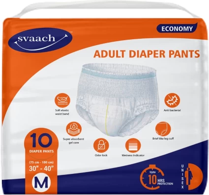 Cuidado Adult Diapers (Size L) 10s