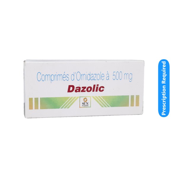 Dazolic (Ornidazole) tablets