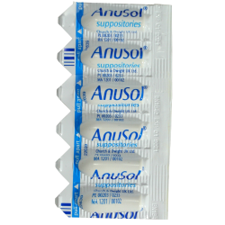 Anusol suppositories 25mg